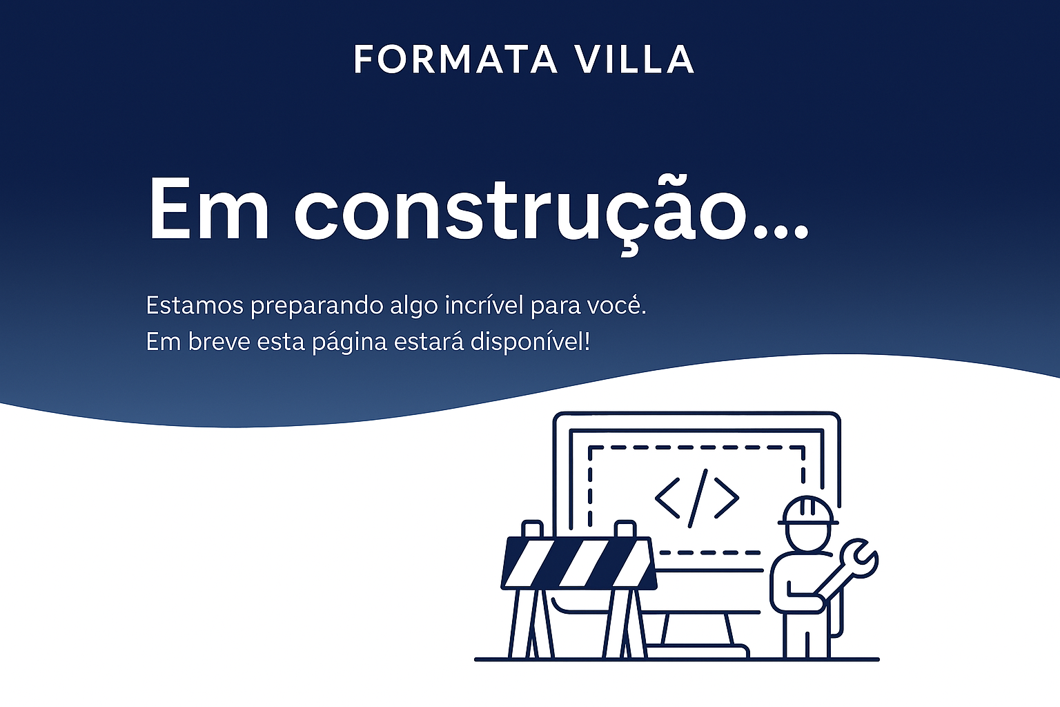 Página em construção